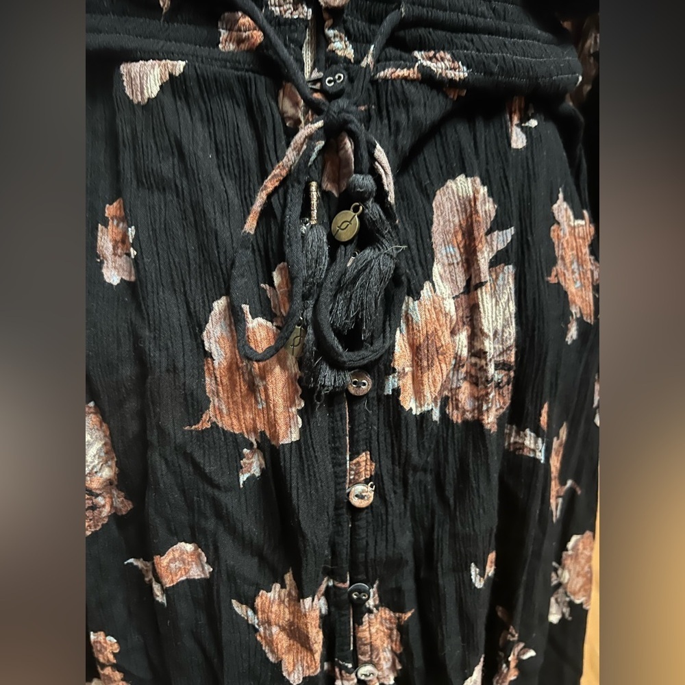 American Rag Boho Floral Hi-Low Maxi Dress – Size M - Picture 8 of 9